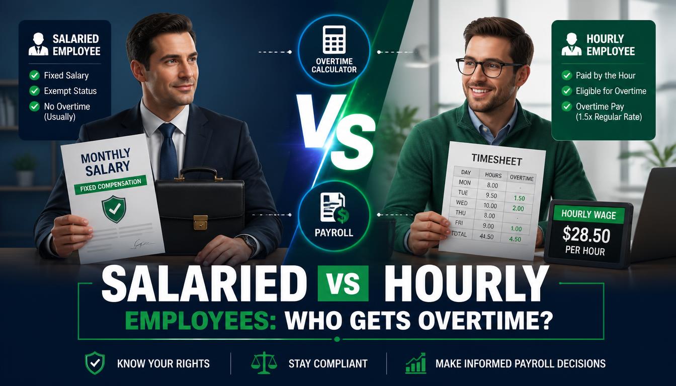 Salaried vs Hourly Employees: Who Gets Overtime?