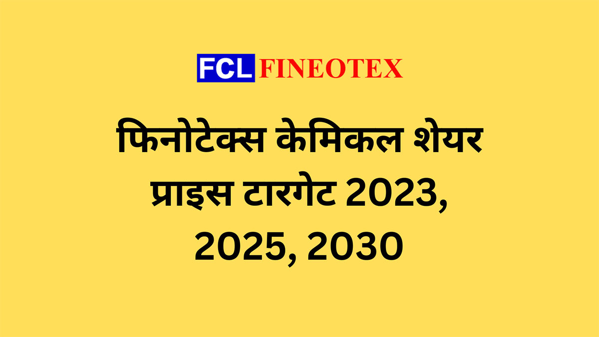 Fineotex Chemical Share Price Target 2023