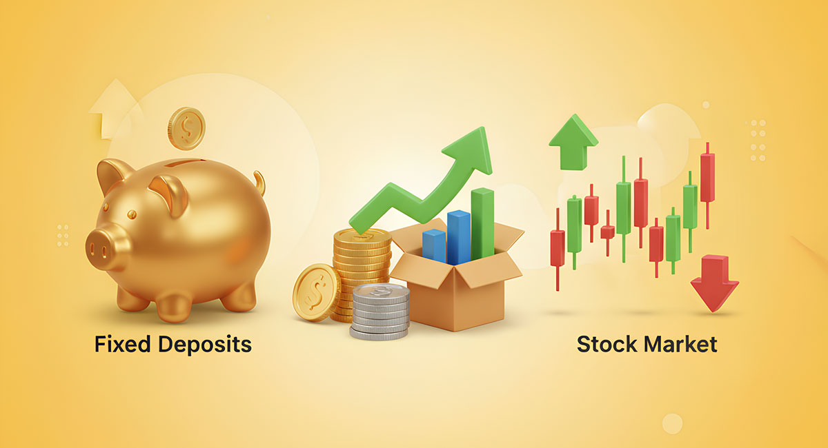 Mutual Funds vs FD vs Stock Market